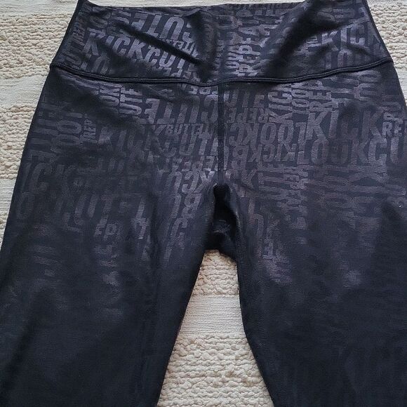 Fabletics Black High-Waisted Leggings. Size L - Picture 5 of 9